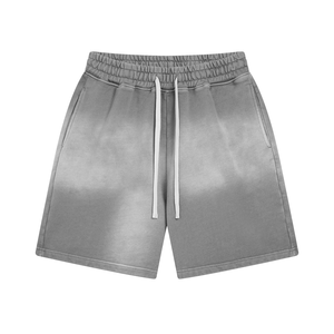 Shorts Homme Personnalisés Style Urbain 100% Coton à Cordon de Serrage Mi-Taille, Tissu Tricoté Respirant, OEM/ODM, Marque Privée, Vente en Gros - Product Image 1