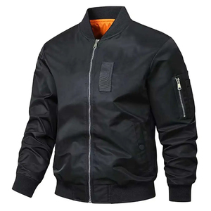 Veste bomber zippée streetwear avec logo personnalisé, qualité supérieure, veste bomber d'hiver pour hommes, veste bomber pour garçons - Product Image 5