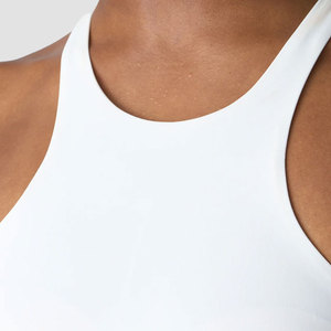 Conjunto Deportivo de Alta Calidad para Verano, Top Corto con Diseño de Sujetador, Sin Mangas, Ajustado al Cuerpo, para Entrenamiento al Aire Libre - Product Image 4