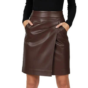 Jupes pour femmes très vendues, qualité supérieure, en cuir respirant, fabrication sur mesure, vêtements de mode, vente en gros, jupes en cuir grande taille pour femmes - Product Image 1