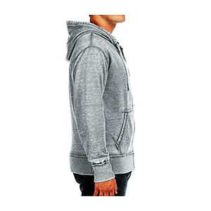 Sudadera con capucha de felpa francesa de 200 g/m² para hombre, tejido de punto, color liso, peso pesado, anti-bolitas, de algodón/spandex, estilo oversize, informal, con cierre frontal - Product Image 1