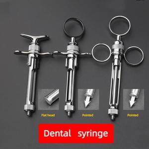 Jeringa de Anestesia para Cirugía Dental, Pistola de Aspiración de Acero Inoxidable, Jeringa Quirúrgica para Dentistas, Instrumento de Inyección y Succión - Product Image 2