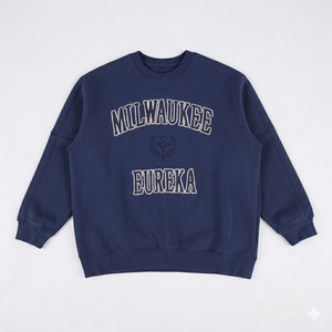 เสื้อผ้าสตรีลำลองสไตล์วินเทจสำหรับฤดูใบไม้ร่วง/ฤดูหนาว ปักลายตัวอักษรโลโก้ด้านหน้า พิมพ์ลายตามสั่ง กันน้ำ เป็นมิตรกับสิ่งแวดล้อม - Product Image 5