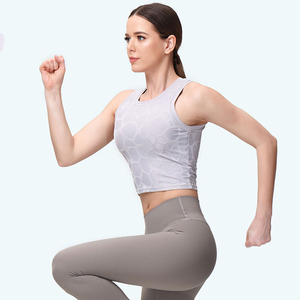 Débardeur sans manches en polyester extensible pour femme, anti-transpiration, vêtements de sport pour femmes, débardeurs respirants pour femmes, service OEM - Product Image 1