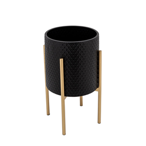 Macetero Decorativo de Hierro Metálico con Soporte, Estructura Duradera y de Larga Duración, Fácil Instalación para Decoración Interior Moderna - Product Image 3