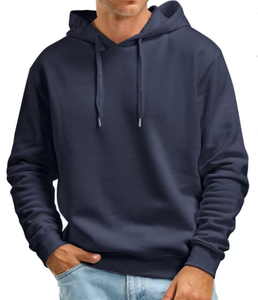 Sudadera con Capucha Extra Grande para Hombre, de Algodón Grueso de Alta Calidad, con Logotipo Personalizado, Tops Casuales, Venta al Por Mayor Directa de Fábrica, OEM, ODM - Product Image 3