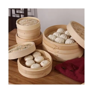Cesta Vaporera de Bambú Premium Sostenible, de Alta Calidad, Ecológica, para Cocinar Dumplings, Vietnam - Product Image 1