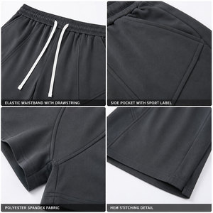 Pantalones Cortos Deportivos para Hombre, Versátiles, Estilo Vintage, Absorben la Humedad, Servicio OEM, Precio Económico al por Mayor, Largos por Encima de la Rodilla - Product Image 5