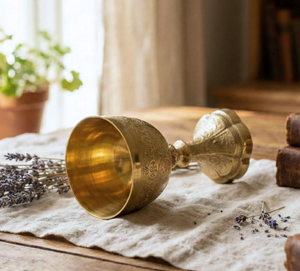 Copa de Vino de Tallo Largo, Cristalería de Alta Gama para Bar, Restaurante y Hogar, Copa Recubierta de Cobre y Latón a Precio de Mayoreo - Product Image 5