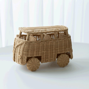 Coches de juguete grandes de ratán tejido natural para niños, precio de fabricante, venta al por mayor de juguetes de coches - Product Image 4