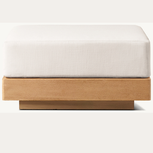 <b>Storage</b> Ottoman Sofa with Teak Wood Frame and Eco-Friendly Foam for Bedroom and Indoor/Outdoor Use - Product Image 3