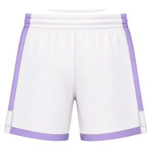 Ensemble short et maillot de rugby blanc lavande à manches courtes et col en V, uniforme d'équipe personnalisé, respirant, pour l'entraînement et le sport - Product Image 6