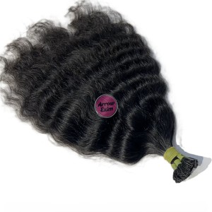 Arrow Exim 100% Cuticle Aligned Keratin K-Tip 12A Grade Indian Hair Young Donor Natural Curly Remy Virgin Hair Extension - Product Image 6