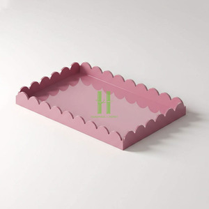 ถาดไม้เคลือบเงาคุณภาพสูงรูปทรงสี่เหลี่ยมผืนผ้า ถาดเสิร์ฟ เป็นมิตรกับสิ่งแวดล้อม และสามารถพิมพ์ลายตามสั่ง สำหรับเสิร์ฟและตกแต่ง จากเวียดนาม - Product Image 6