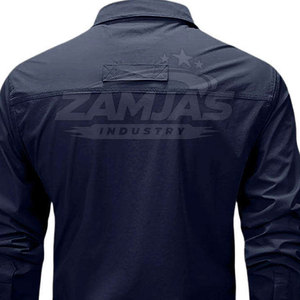 เสื้อเชิ้ตคาร์โก้ผู้ชาย ทรงเข้ารูป สวมใส่สบาย ระบายอากาศดี กระดุมแบบปกปิด คุณภาพสูง ขายส่ง ดีไซน์โดดเด่น เสื้อเชิ้ตคาร์โก้สำหรับผู้ใหญ่ - Product Image 6