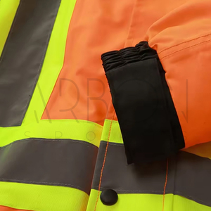 <b>Waterproof</b> Hi-Viz Dual-Tone Color Good Selling Newest Design Heavy Duty Contrast High Visibility Reflective Safety <b>Jackets</b> - Product Image 4