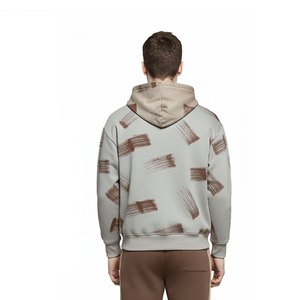 Survêtement à capuche pour homme, imprimé numérique, polyester respirant, toutes saisons, coupe classique, avec poches, taille élastique - Product Image 4