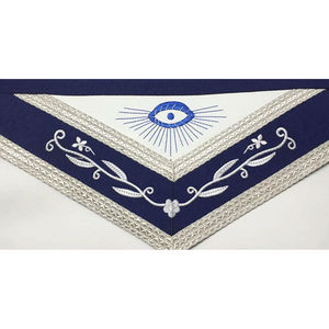 Tablier de Maître Maçon de Loge Bleue Brodé 3D Personnalisé Style Classique – Accessoire Cérémoniel de Régalia Maçonnique pour Francs-Maçons - Product Image 2
