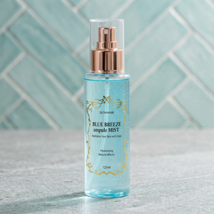 SEOHWABI Blue Breeze Korean Ampoule Face Mist with PDRN Ginseng & Hyaluronic Acid 125mL Gold Stamping for Hydrating Radiant Skin - Product Image 1