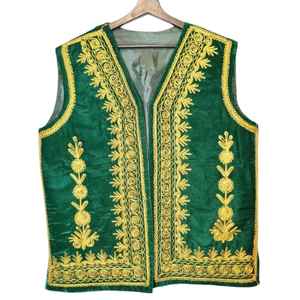 Chaleco Afgano de Invierno Personalizable y Moderno para Hombre, Premium, Antipilling, con Botones, Estilo Casual Elegante, Trajes para Ceremonias Culturales - Product Image 1