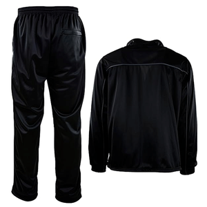 Survêtement léger en polyester et coton noir de qualité supérieure pour homme, vêtements de sport, ensemble de survêtements de fitness pour homme de haute qualité - Product Image 2