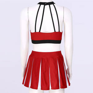 Uniformes de porristas con pedrería para clubes de animación, personalizados para competición All Stars, diferentes colores y tallas, alta calidad, gran venta para mujeres. - Product Image 6