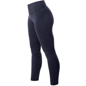 Pantalones de Montar a Caballo PIHA SPORT para Niñas y Niños, Cómodos, Transpirables, Antibacterianos, de Spandex/Poliéster, Leggings de Verano - Product Image 6