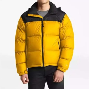 New Arrival Winter Men's Long Sleeve Puffer Jacket with Stand Collar Zipper <b>Bubble</b> <b>Coat</b> Trending Winter Fashion - Product Image 5