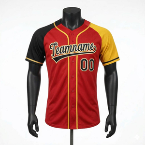 Camiseta de Béisbol Profesional con Botones, Fabricante de Ropa Deportiva Personalizada, Proveedor de Camisetas de Béisbol Personalizadas para Equipos Deportivos - Product Image 1