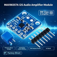 Module amplificateur audio I2S FYX Stock MAX98357A 3W Classe D, amplificateur de haut-parleur numérique sans filtre, carte mono
