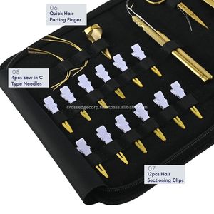 Kit de Herramientas de Extensión de Cabello, Alicates de Prensado y Eliminación de Cabello, Gancho de Rastas de Microcuentas, Herramienta de Estilismo, Tijeras y Clips de Hilo - Product Image 4