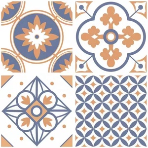 400x400mm Carreau de céramique marocain rustique Carreau décoratif 40x40cm Carreaux de sol en céramique - Product Image 5
