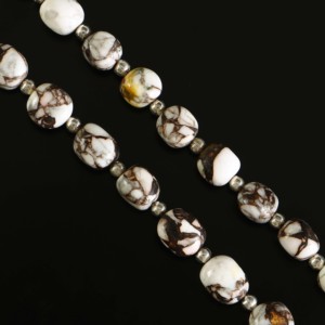 Cuentas de turquesa Mohave de cobre AAA, precio al por mayor, de la India, cuentas de piedras preciosas lisas a granel para la fabricación de joyas. - Product Image 2