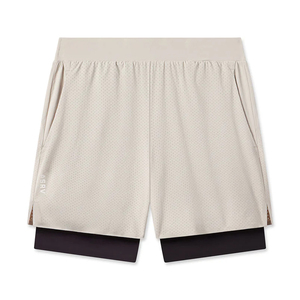 Shorts Bermuda en Coton Uni pour Homme, Taille Mi-Haute avec Cordon de Serrage, Vêtement de Sport Écologique, Séchage Rapide, Respirant, Tricoté - Product Image 4