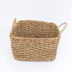 Handwoven sea grass gift <b>baskets</b> wholesale direct cost natural seagrass straw storage <b>basket</b> - Product Image 5