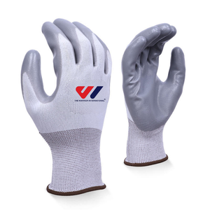 Industrial Nitrile PU Coated <b>Gloves</b> Nylon Polyester Knit Lightweight Breathable Grip Safety <b>Gloves</b> for Mechanical Automotive - Product Image 1