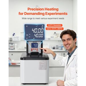 Serbatoio di Riscaldamento a Temperatura Costante da Laboratorio 15L, 300 Gradi Celsius/572 Fahrenheit, Certificato CE, Dispositivo Termostatico per Laboratorio - Product Image 2