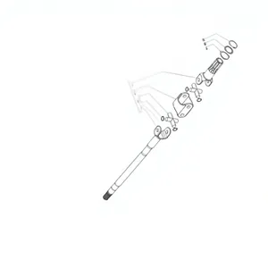 ZANGO Fourche d'arbre de transmission complète pour tracteur PREET 10049, machines agricoles, haute performance, bonne qualité, neuf - Product Image 1