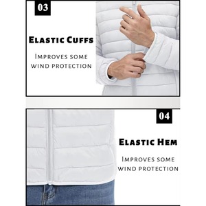Custom <b>Men's</b> Casual Premium Quality Puffer <b>Jacket</b> Customized Color and Size with Stand Collar Latest Design <b>for</b> <b>men</b> OEM - Product Image 2