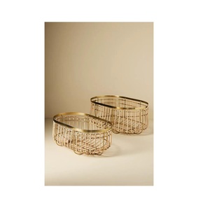 Metal Fruit <b>basket</b> bowl Modern Fruit <b>Basket</b> Bowl Gold Metal <b>Basket</b> Bowl - Product Image 5