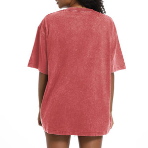 High Quality Women Ringer <b>T</b> Shirt Breathable Skin Friendly Distressed Sustainable Durable Fabric High Performance Streetwear Tee - Product Image 2