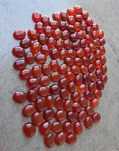 Ónix Rojo Natural Ovalado Cabujón, Piedras Preciosas Calibradas al por Mayor para Joyería, Gema de Cristal Curativa - Product Image 4