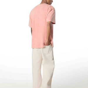 Camiseta de última moda, informal y para uso diario, con lavado ácido, precio económico, material de algodón suave, teñido liso, hecha en Pakistán. - Product Image 4