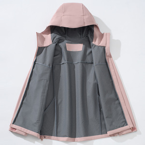 Spring outdoor single-layer <b>jacket</b> unisex softshell <b>jacket</b> windproof <b>waterproof</b> <b>waterproof</b> <b>warm</b> hooded <b>jacket</b> - Product Image 4