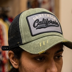 Custom Washed Mesh Back Baseball Cap Embroidered Patch Metal Buckle 5-Panel Button Truck Driver Casual Outdoor OEM Manufacturer - Product Image 6