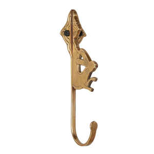 Gancho Doble de Pared de Metal Estilo Antiguo, Base Redonda Dorada Pulida, para Colgar Abrigos, Sombreros y Toallas, para Dormitorio - Product Image 3