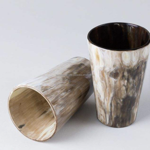 Handcrafted Polished Natural Animal & Nautical Style Buffalo Horn Shot Glass <b>Viking</b> Drinking <b>Cup</b> - Product Image 5