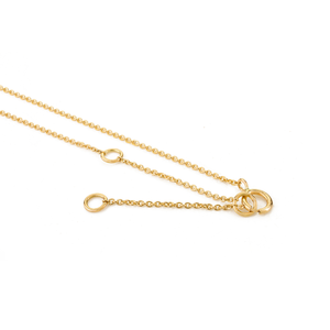 Hot Selling Products Minimal Elegant Design 14K Yellow Gold Natural Emerald Charm <b>Necklace</b> For Women's Anniversary Gift Jewelry - Product Image 6