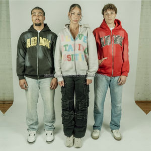 Ensemble de survêtement d'hiver unisexe personnalisé avec un sweat à capuche et un pantalon de survêtement évasé - Product Image 6