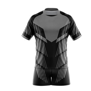 2026 Custom Rugby Uniform Set for Men Wholesale Factory Price Pakistan Manufacturer Shorts Style for Training - Product Image 1